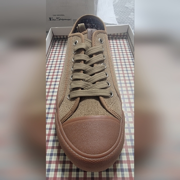 Ben Sherman Clifford Oxford CNV2 Khaki Canvas size 8.5 - Picture 4 of 6